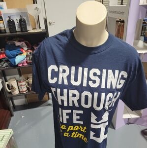 Royal Caribbean Cruising Through Life One Port At A Time Gildan Large Shirt